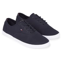 Tommy Hilfiger Sneaker »CANVAS LACE UP Schuhe blau