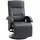 Homcom Relaxsessel Kunstleder 86 x 66 x 107 cm Schwarz mit Liegefunktion