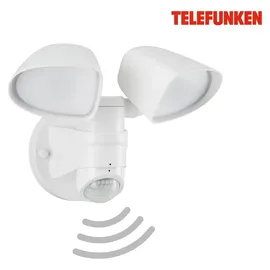 Telefunken Außenleuchte Kunststoff 16,0 cm inkl. Bewegungsmelder weiß