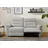 Jockenhöfer Einzelsofa 3-Sitzer Chenille grau 194 cm - Relaxfunktion - UTAH