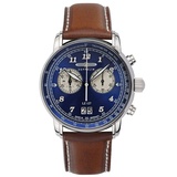 Zeppelin 8684-3 Chronograph LZ 127 Braun/Blau