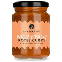 Ankerkraut Rotes Curry Würzpaste, 190g im Glas, vegan, ergibt ca. 2 Liter Sauce, voller Geschmack – ohne Verzicht und Kompromiss, frische Zutaten für dein rotes Curry, lecker und einfach kochen