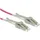 Roline LWL-Kabel 50/125μm OM4, LC/LC, LSOH, Low-Loss, Data Center, violett, 5 m