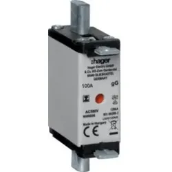 Hager LNH0100MK NH-Sicherung NH000 gG500V 100A Iso-Griff