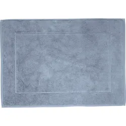 Badematte FRAMSOHN FROTTIER "Uni Basic Hotelmatte" Gr. 2, blau (taubenblau), H:11mm, Baumwolle, Badematten, große Farbpalette, Hergestellt in Österreich, Badezimmerteppich