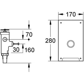 Grohe WC-Druckspüler