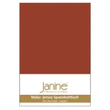 JANINE 5007 Mako-Feinjersey 140 x 200 - 160 x 200 cm tabasco