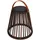 Lumisky Solarlaterne Deko PE LED warmweiß H28 cm braun