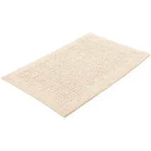 KLEINE WOLKE Badteppich Net 70 x 120 cm Baumwolle Beige Natur