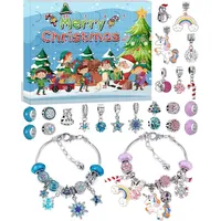 Luxuskollektion Einhorn Adventskalender Mädchen Schmuckset 2024, 5-11 Jahre, Kunststoff
