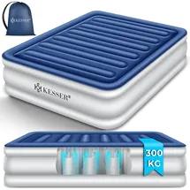 Kesser KESSER® Aufblasbare Matratze mit eingebauter elektrischer Pumpe integrierte erhöhte aufblasbare Matratze für Übernachtungsgäste mit Aufbewahrungstasche