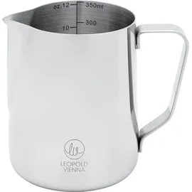 Leopold Vienna Salento 350ml Milchaufschäumkännchen silber