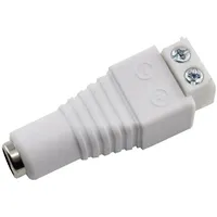 TRU Components DC14-F-WT Niedervolt-Steckverbinder Buchse, gerade 5.5mm 2.1mm 1St.