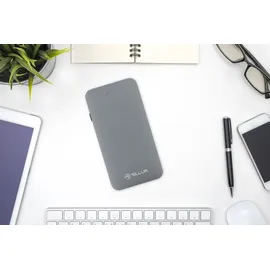 Tellur Power Bank QC 3.0 Micro-USB, Lightning, Typ-C-Adapter - Grau