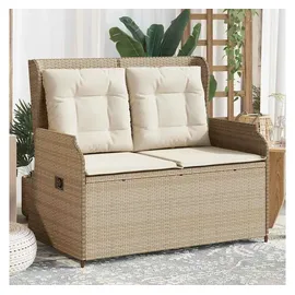 vidaXL Gartenbank 110 x 95 x 67 cm Beige