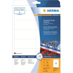 HERMA Special - Matt - permanent selbstklebend - weiß - 97 x 42.3 mm 300 Etikett