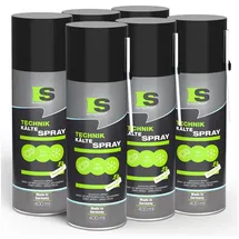 Spraytive 6x 400ml Kältespray Werkstatt: Eisspray Vereisungsspray bis -50°c