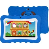 7 Zoll Kinder Tablet Android 4.4 Tablet PC mit Dual-Kameras 1G+8 GB Quad Core WiFi Tablet PC Pad für Kinder, Blau - Blau