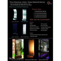 JVmoebel Trennwandplatten, Wandpaneel LED Wasserwand Wasser Wände Wasser Blasen Wand Waterwall 200x200cm weiß