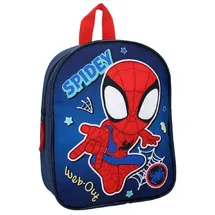 SpiderMan Rucksack Rucksack Robuste Kindertasche für Schule, Freizeit und Abenteuer blau