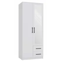 OEM Kleiderschrank Romana 80 x 180 x 52 cm Weiß