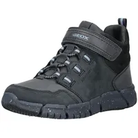 GEOX "Geox Stiefelette Leder/Textil", Mädchen, Gr. 34, navy, Leder,