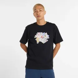 NEW BALANCE Herren Shirt Athletics Ticket T-Shirt, BLACK (MT53905BK), XL