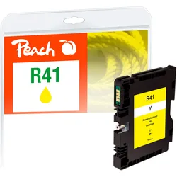 Peach Tintenpatrone gelb kompatibel zu Ricoh GC41Y, 405764