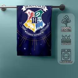 Harry Potter Hogwarts Wappen Duschtuch Strandtuch Badetuch  75 x 150 cm