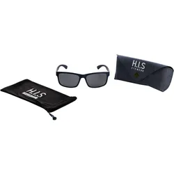 Sonnenbrille H.I.S, Herren, dunkelblau, unifarben, Sonnenbrillen Sonnenbrille, Filterkategorie 3, 100% UVA & 100% UVB Schutz, polarisierende Gläser