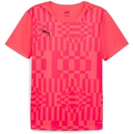 Puma Individualrise Graphic Jersey T-Shirt, Feuerorchidee
