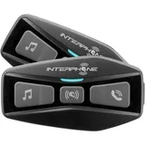 Interphone U-COM 2 Bluetooth Kommunikationssystem Doppelpack, schwarz