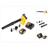 DeWalt DCV 100 M1 Akku Gebläse / Laubbläser 18 V + 1x Akku 4,0 Ah + Ladegerät