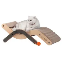 Canadian Cat Company Beach Chair Kratzmöbel 70 x 35 x 25 cm beige/braun