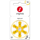 Siemens 60x Siemens Signia 10 Hörgerätebatterien 6er Blister PR70 Zink Luft