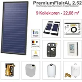 Solarbayer PremiumFlairAL Indach-Solarpaket 9 Bruttofläche 22,68 m2 1-reihig