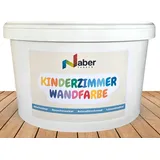 2,5 L Kinderzimmer Wandfarbe, Kinderzimmerfarbe, Abwischbar, WEISS - MATT