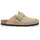 Birkenstock für Damen. 1030425 Boston Big Buckle Leder Clogs beige (38), Wohnung, Keine, Lässig