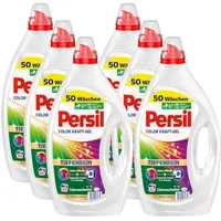 Persil Color Kraft-Gel Flüssigwaschmittel Colorwaschmittel Buntwäsche, 6x 50 WL