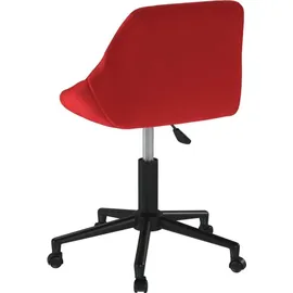 vidaXL Bürostuhl Drehbar Samt Weinrot