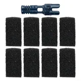 Pumixiy TSP10P Tail Sweep Poolreiniger Ersatzteile mit 8 Stück Sweep Schlauchschrubber kompatibel mit Polaris 3900 Sport 380 360 280 180 Druckseiten-Poolsauger