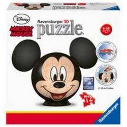 Ravensburger Puzzle »Ravensburger 3D Puzzle 11761 - Puzzle-Ball Mickey Mouse - 72 Teile...«, Puzzleteile