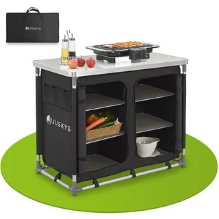 Juskys Campingküche Ruda - Schwarz