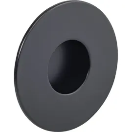 estamp Muschelgriff rund ø schwarz matt