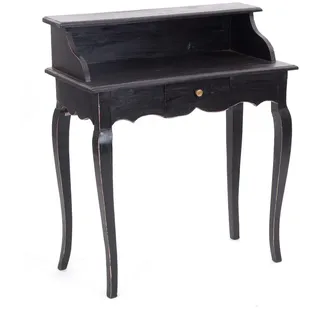DESIGN DELIGHTS Sekretär, Schwarz, Holz, 80x92x40 cm, Arbeitszimmer, Schreibtische, Sekretäre