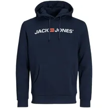 JACK & JONES Logo Kapuzenpullover Navy Blazer 2XL