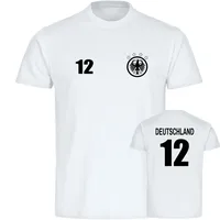 Multifanshop Herren T-Shirt - Deutschland - Adler Retro Trikot
