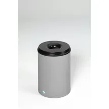 Proregal Papierkorb 50 l Silber