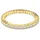 Swarovski Fingerring "Matrix Tennis Vittore, 5655703, 5656293, 5656300, 5656297" Gr. 50, gold (gelbgoldfarben, kristallweiß), Fingerringe, Damen, 50, Metall, 1,8mm, Fingerring, mit Swarovski Kristall