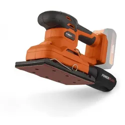 VARO POWDP50300 Powerplus Akku Schwingschleifer 20V mit Zubehör ohne Batterie und Ladegerät